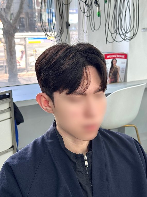 용답동 남성 펌 시술 스타일